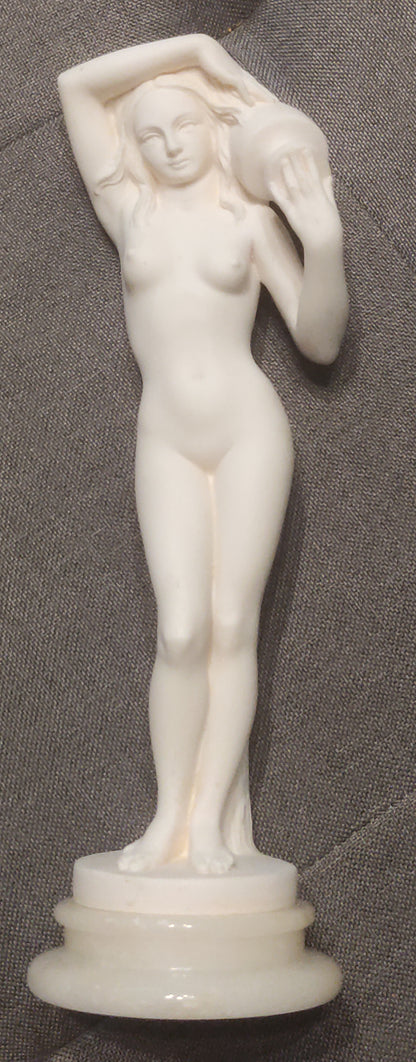 ELEGANTE STATUETTA IN GESSO STILE NEOCLASSICO - ARTE DA COLLEZIONE