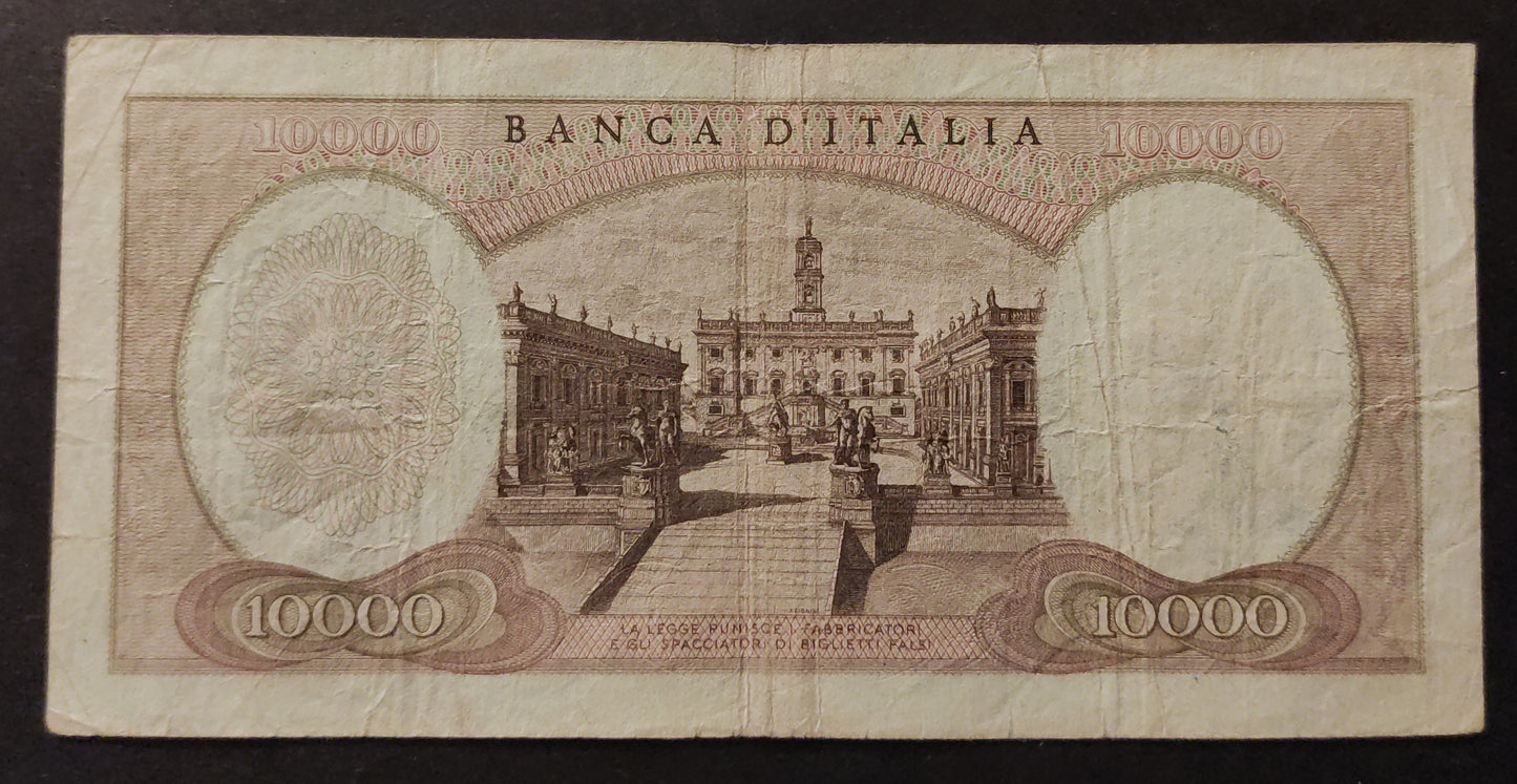 10000 LIRE MICHELANGELO 27/07/1964 BB