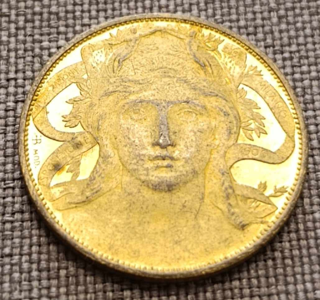 20 CENTESIMI 1906 BUONO ESPOSIZIONE FIERA DI MILANO VITTORIO EMANUELE III qFDC - Numismatica_ita