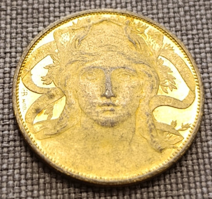 20 CENTESIMI 1906 BUONO ESPOSIZIONE FIERA DI MILANO VITTORIO EMANUELE III qFDC - Numismatica_ita