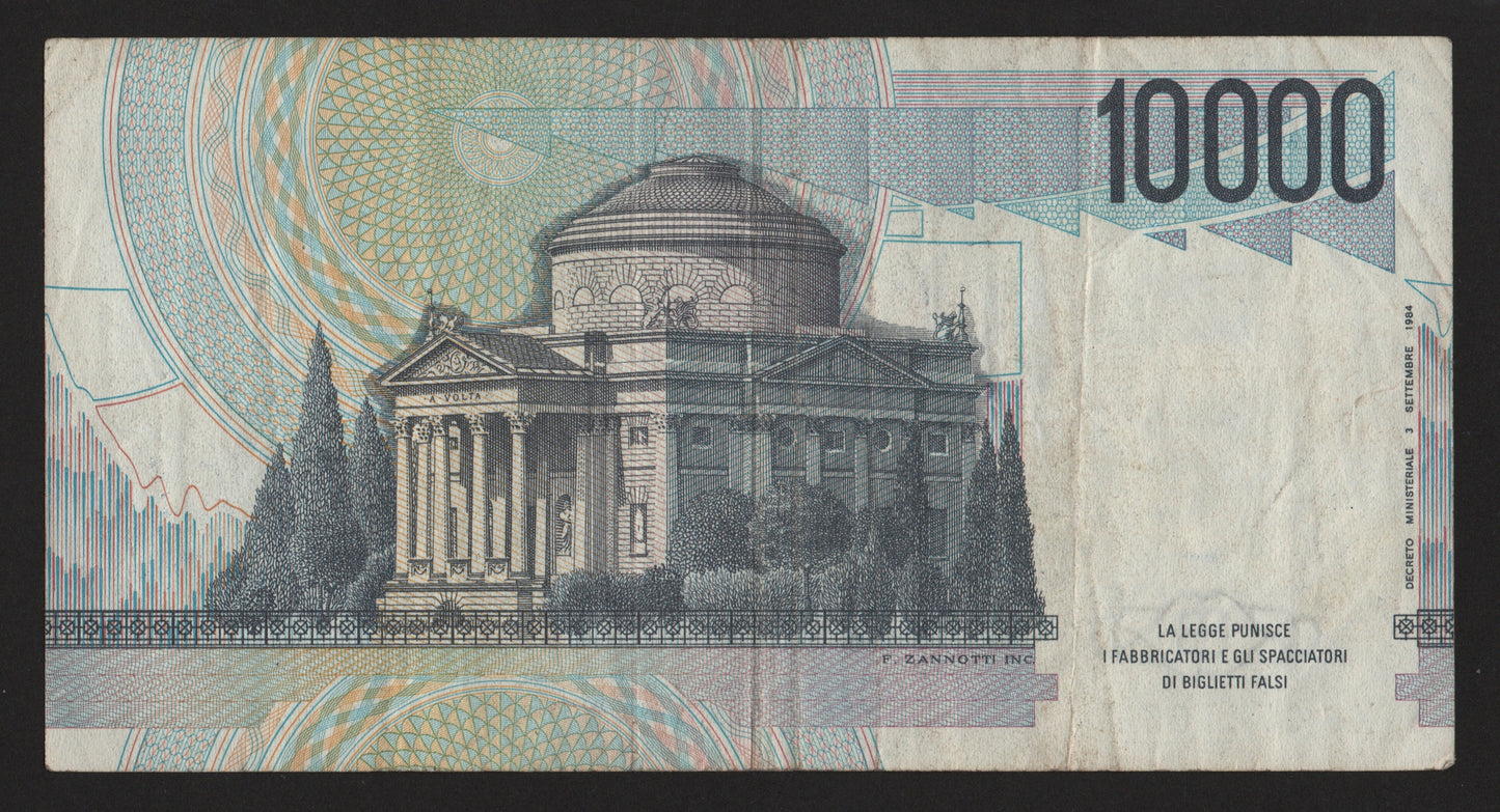 10000 LIRE VOLTA SERIE SOSTITUTIVA XG 1995 BB