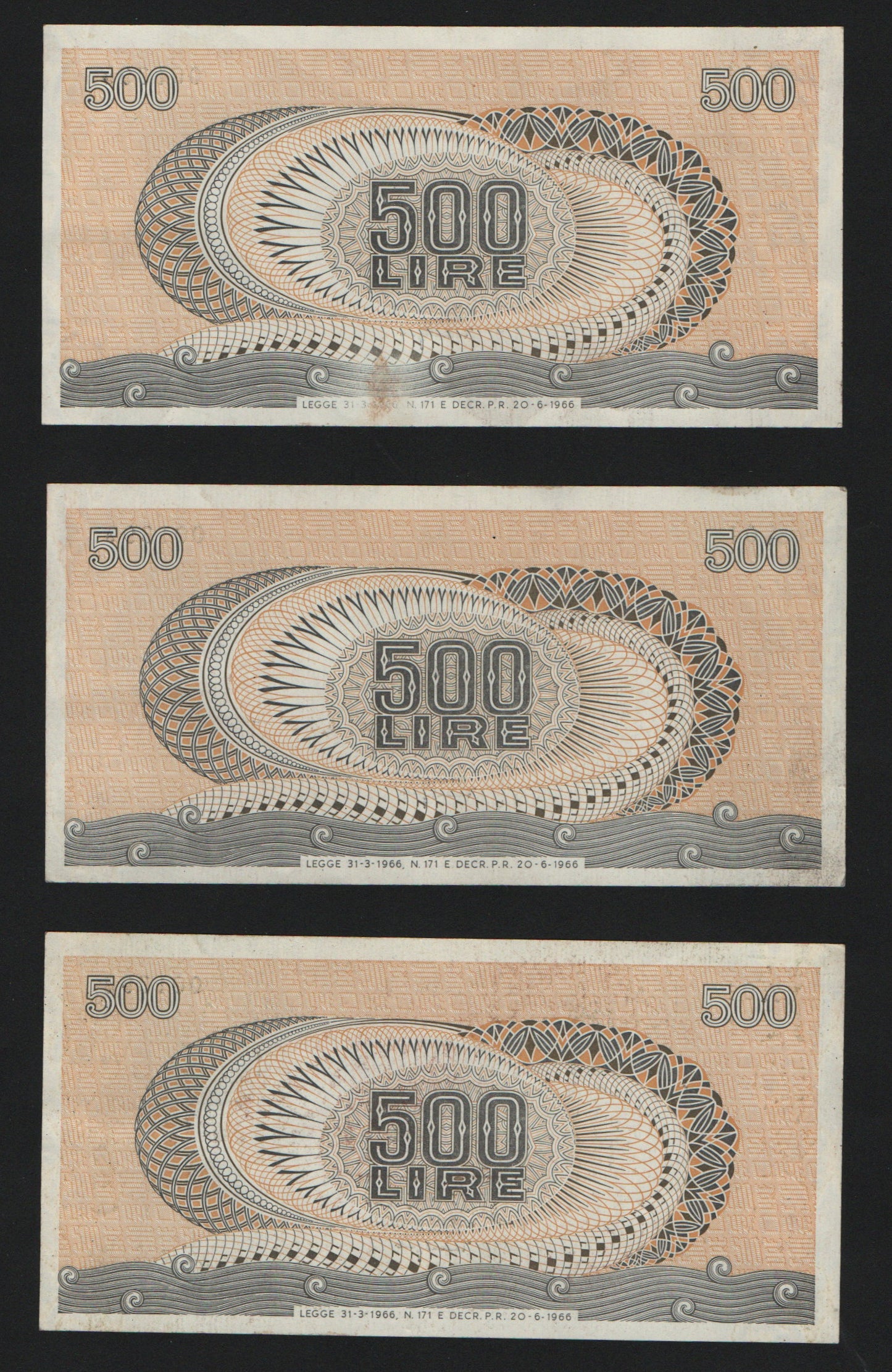 500 LIRE ARETUSA A01 PRIMA SERIE 20/06/1966 qSUP