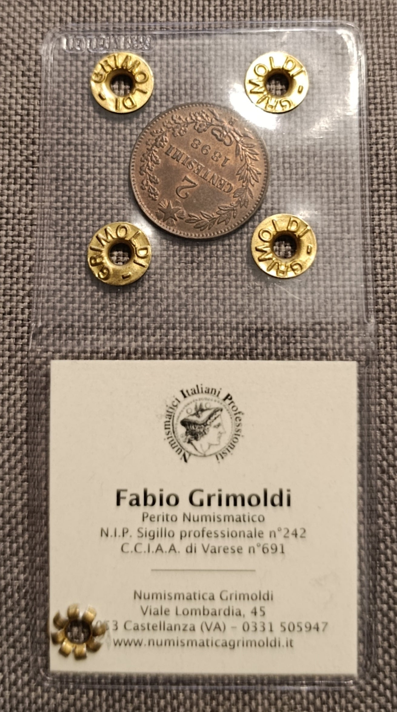 2 CENTESIMI 1898 UMBERTO I qFDC