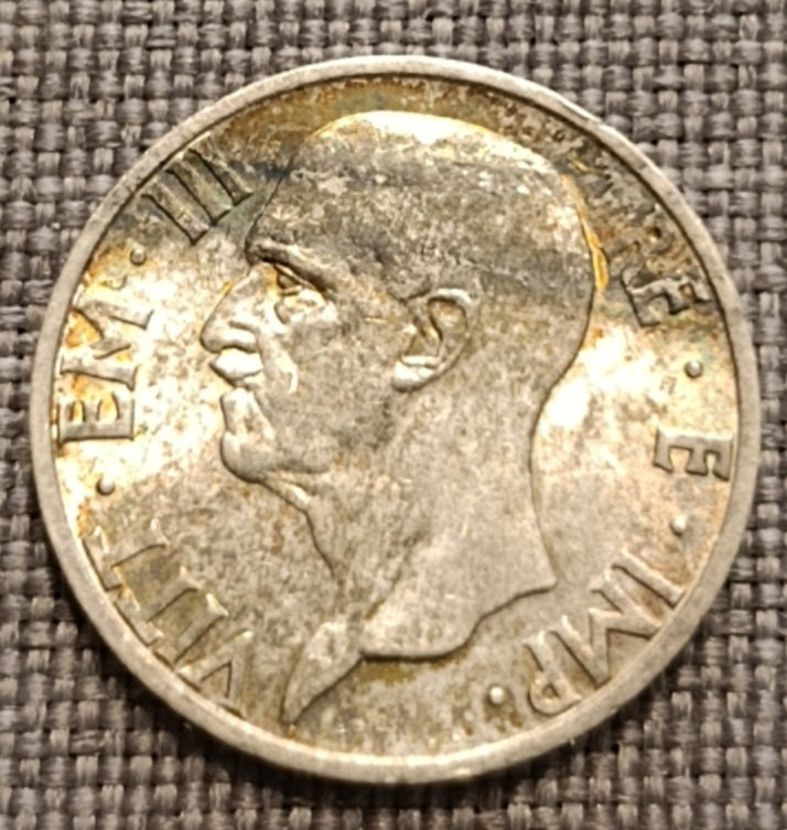 5 LIRE IMPERO 1936 FDC MONETA IN ARGENTO REGNO D'ITALIA - Numismatica_ita