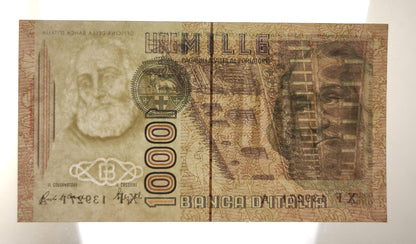 1000 LIRE POLO SERIE SOSTITUTIVA XF...A 1988 CONSECUTIVE DA MAZZETTA FDS