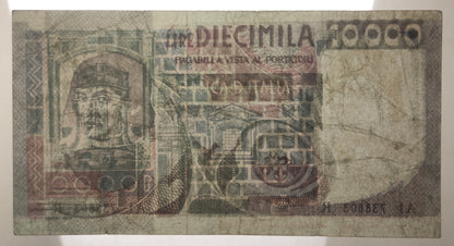 10000 LIRE CASTAGNO FALSO D'EPOCA 03/11/1982 BB