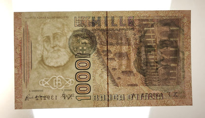 1000 LIRE POLO SERIE SOSTITUTIVA XF...A 1988 CONSECUTIVE DA MAZZETTA FDS