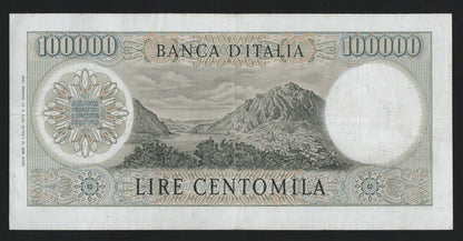 100000 LIRE MANZONI 19/07/1970 BB+