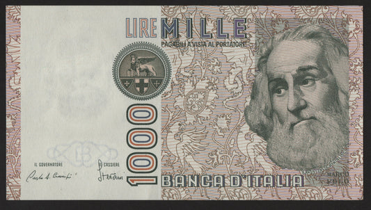 1000 LIRE POLO SERIE SOSTITUTIVA XB 1983 qFDS