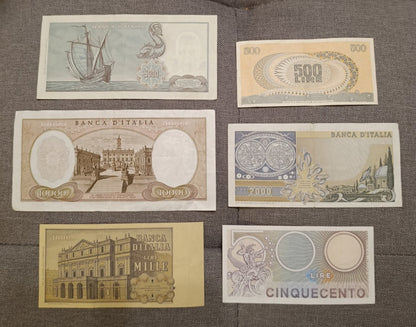LOTTO BANCONOTE REPUBBLICA ITALIANA DA COLLEZIONE