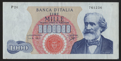 1000 LIRE VERDI 1° TIPO 25/07/1964 SPL