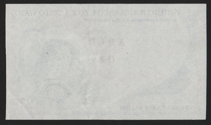 BANCONOTA SENZA STAMPA RETRO CAMPIONE SPECIMEN IPZS MODELLO VOLTO FEMMINILE SPL