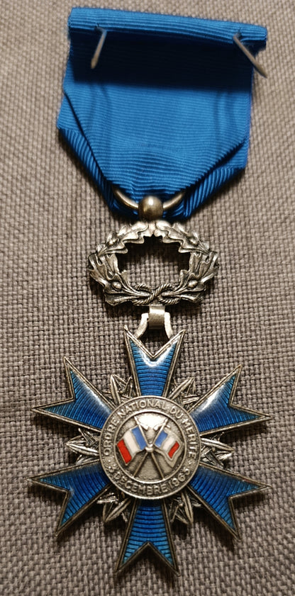 FRANCIA - MEDAGLIA ORDINE NAZIONALE DI MERITO 03/12/1963