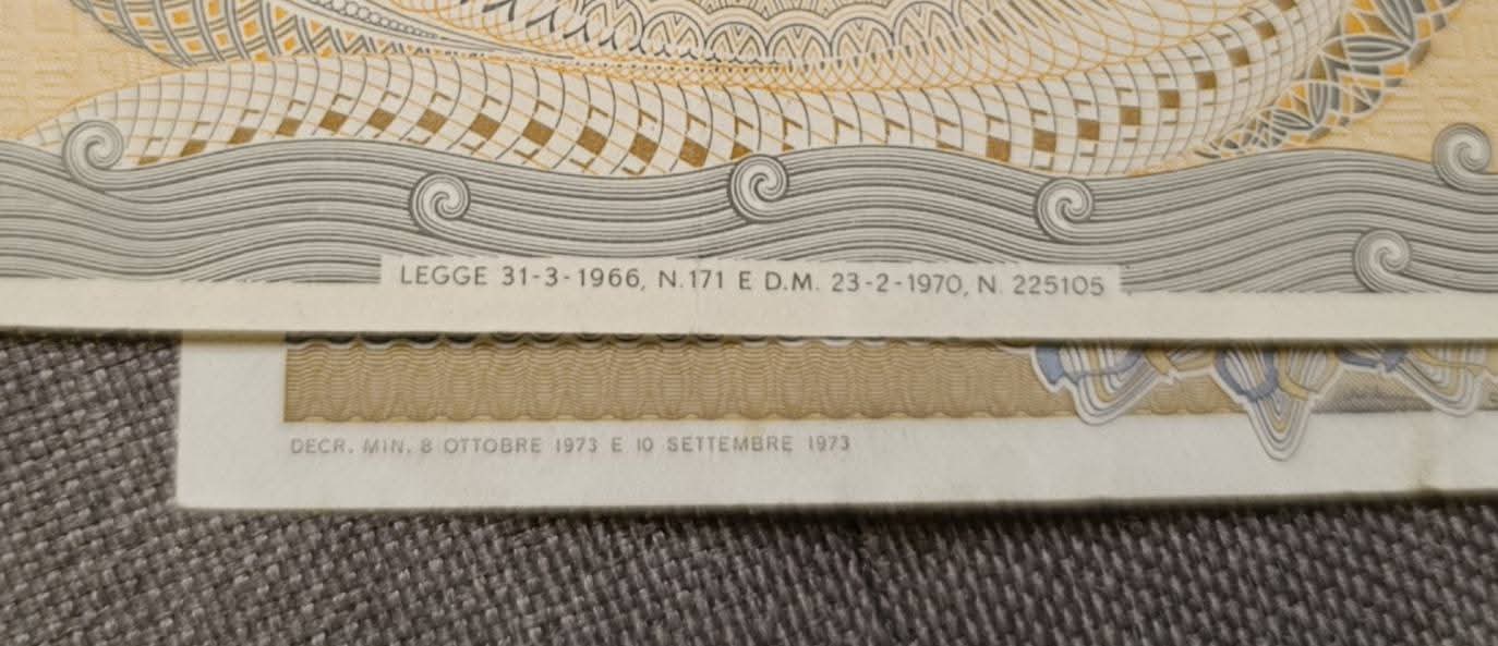 LOTTO BANCONOTE REPUBBLICA ITALIANA DA COLLEZIONE