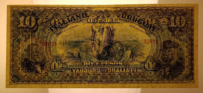 10 PESOS 20/09/1887 BANCO ITALIANO DELL' URUGUAY qFDS