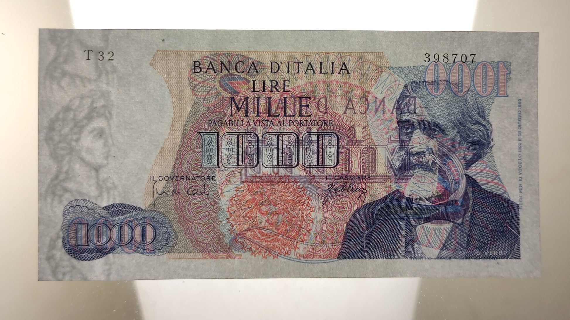 1000 LIRE VERDI 1° TIPO 10/08/1965 (FDS) - Numismatica_ita