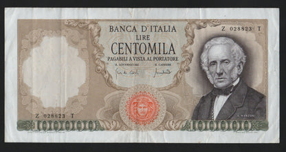 100000 LIRE MANZONI 19/07/1970 BB