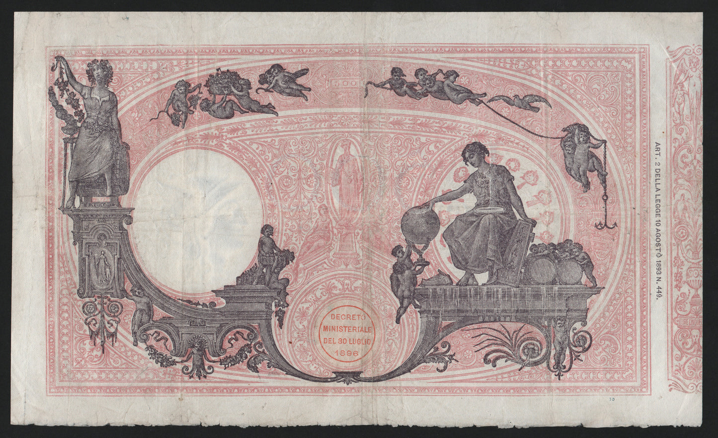 500 LIRE MATRICE (DECRETO) 31/10/1914 BB+ - Numismatica_ita