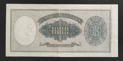 1000 LIRE ITALIA (MEDUSA) 25/09/1961 (qSPL) - Numismatica_ita