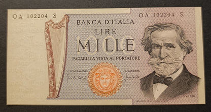 1000 LIRE VERDI 2° TIPO 25/03/1969 qFDS