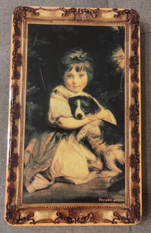 SCATOLA IN LATTA STILE VINTAGE JOSHUA REYNOLDS - DA COLLEZIONE