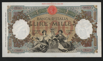 1000 LIRE REGINE DEL MARE (FASCIO) 15/03/1943 SPL - Numismatica_ita