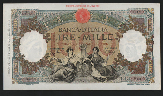 1000 LIRE REGINE DEL MARE (FASCIO) 15/03/1943 SPL - Numismatica_ita