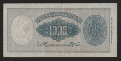 1000 LIRE ITALIA ORNATA DI PERLE (MEDUSA) 20/03/1947 BB