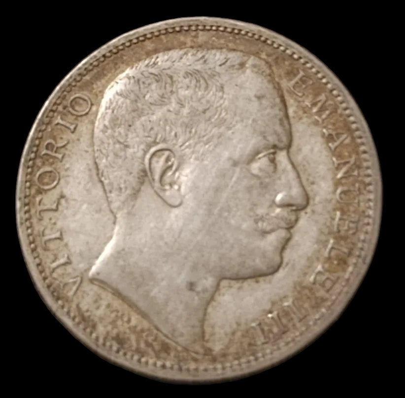 2 LIRE AQUILA SABAUDA 1905 MONETA IN ARGENTO REGNO D'ITALIA qSPL - Numismatica_ita