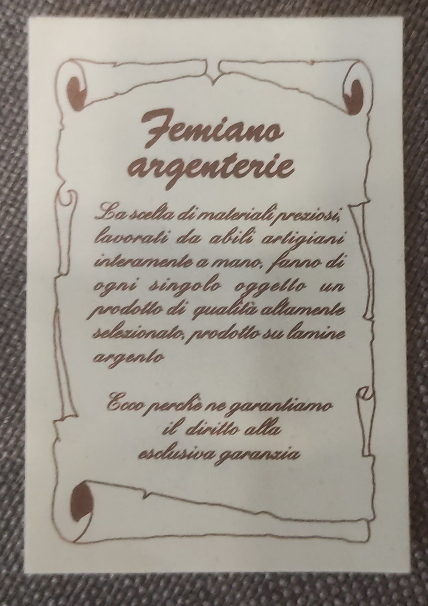 PLACCHE ARGENTO STILE NEOCLASSICO - FEMIANO ARGENTERIE - DECORAZIONE PER CASA