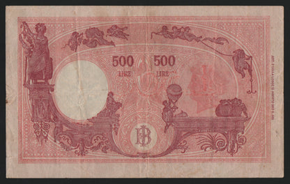 500 LIRE GRANDE "C" (B.I.) 07/10/1944 LUOGOTENENZA BB