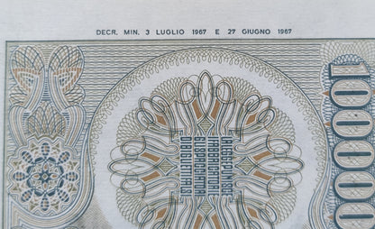 100000 LIRE MANZONI 03/07/1967 qSPL