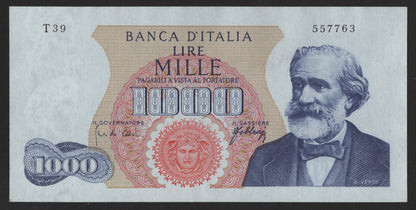 1000 LIRE VERDI 1° TIPO 20/05/1966 SPL+