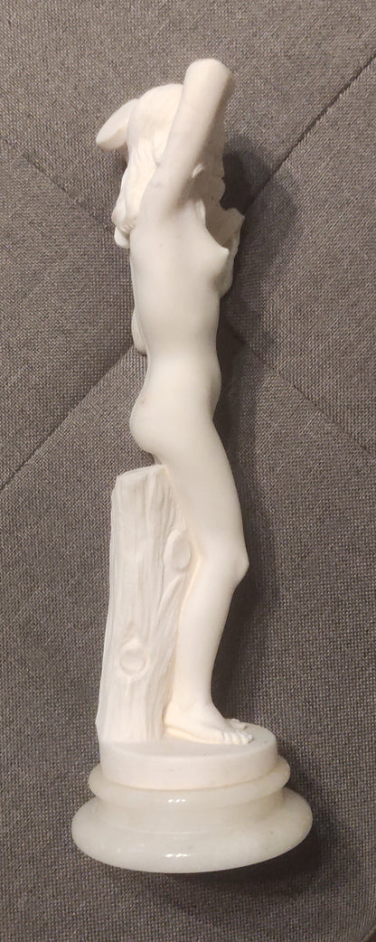 ELEGANTE STATUETTA IN GESSO STILE NEOCLASSICO - ARTE DA COLLEZIONE