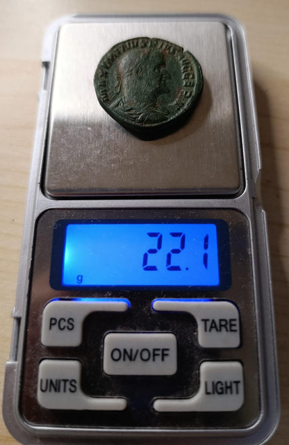 SESTERZIO MASSIMINO IL TRACE 235-238 d.C. VICTORIA GERMANICA BB+