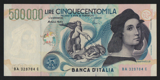 500000 LIRE RAFFAELLO SANZIO 13/05/1997 SUP