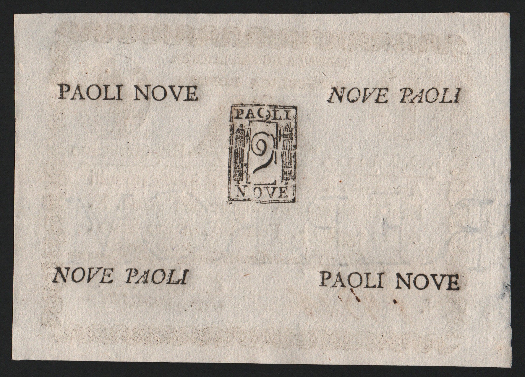 9 PAOLI STATO PONTIFICIO DAL 09/09/1798 REPUBBLICA ROMANA FDS PERIZIATA - Numismatica_ita