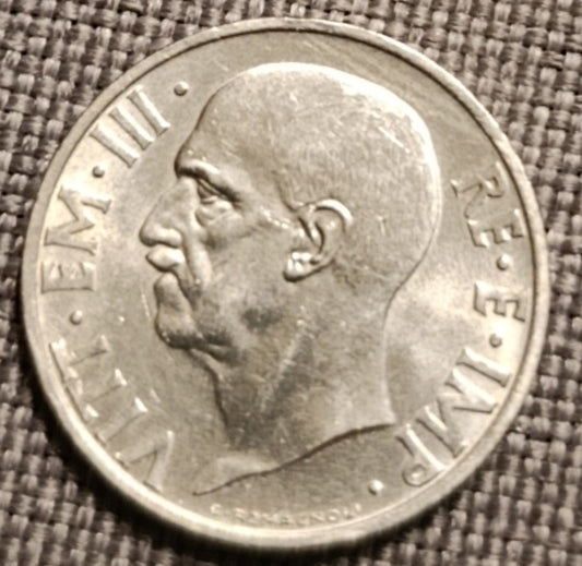 20 CENTESIMI IMPERO 1936 RARA MONETA REGNO D'ITALIA SPL