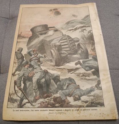 LOTTO 11 GIORNALI ANTICHI PRIMA GUERRA MONDIALE DA COLLEZIONE - Numismatica_ita